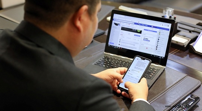 Başkan Kılıç'tan "birebir" sosyal medya mesaisi