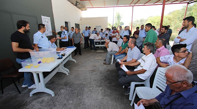 BAYRAKLI'DA KURBAN SATIŞ YERLERİ KURA İLE BELİRLENDİ