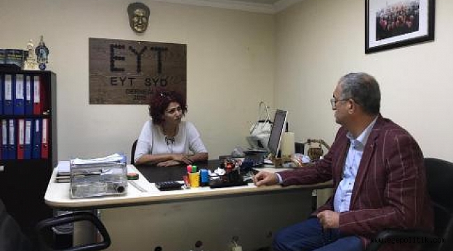 CHP’li Sertel EYT Dernek başkanlarıyla buluştu