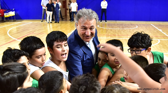 Geleceğin basketbolcuları Bornova’da yetişiyor