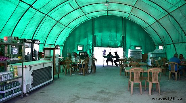 Işıkkent’teki Kurban Satış ve Kesim Alanı’nda her şey hazır