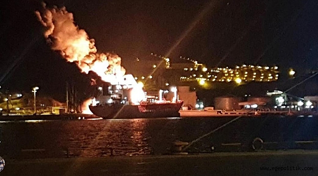 İzmir’de Gemide Patlama!