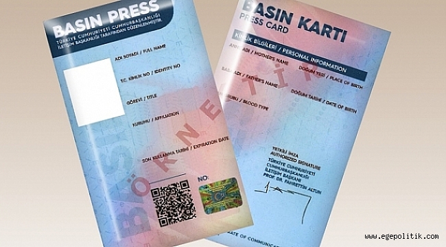 Sarı Basın Kartı&#039;nın Rengi Değişti