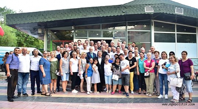 Başkan İduğ Çamdibi'n de  dernek temsilcileri ile buluştu