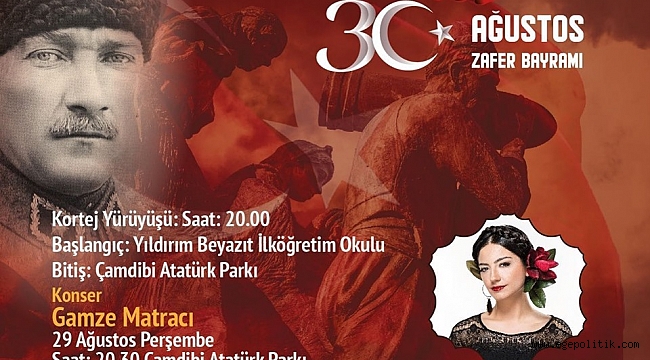 Bornova Belediyesi'nden 30 Ağustos'a özel   Konser