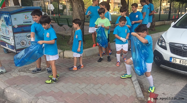 Bostanlıspor'dan temizlik seferberliğine katkı...