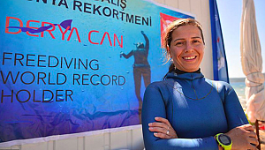 Derya Can Salda Gölü’nde rekora dalacak