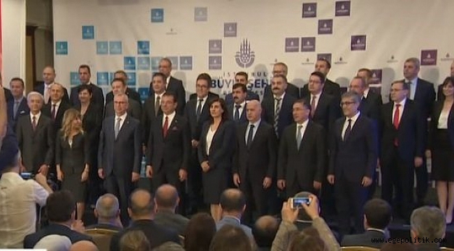 İBB&#039;nin yeni üst yönetimi kamuoyuna tanıtıldı