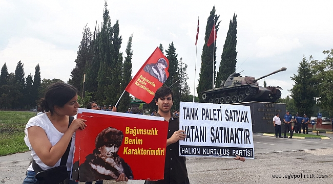 Tank Palet Fabrikası Önünde Eylem