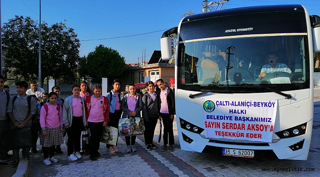 Başkan Serdar Aksoy çocukların yüzünü güldürdü