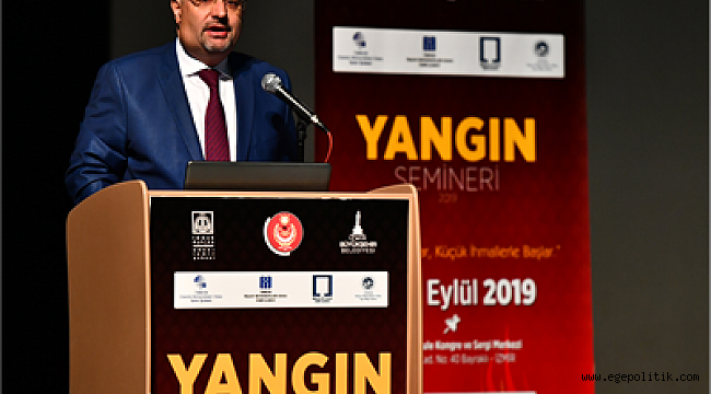İzmir'de "Yangın Semineri 2019" başladı