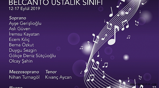 OPERA ITALİANA ACADEMY, FOÇA’DA EĞİTİM ve KONSERLER VERECEK