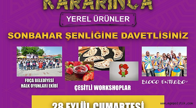 YEREL ÜRÜNLER PAZARINDA ‘‘SONBAHAR ŞENLİĞİ’’