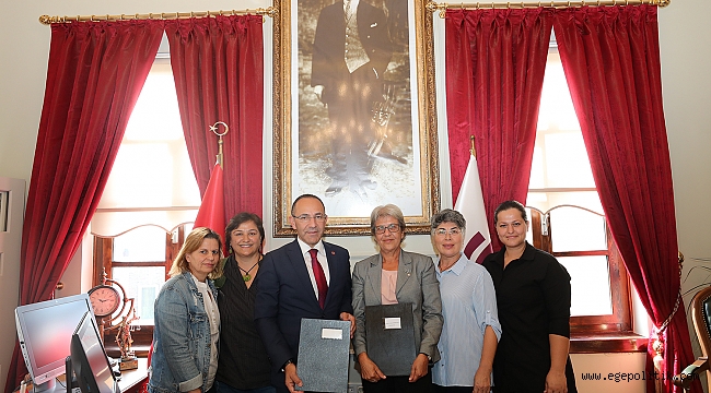 Başkan Oğuz’dan Kadın Kooperatiflerine ve Eğitime Destek
