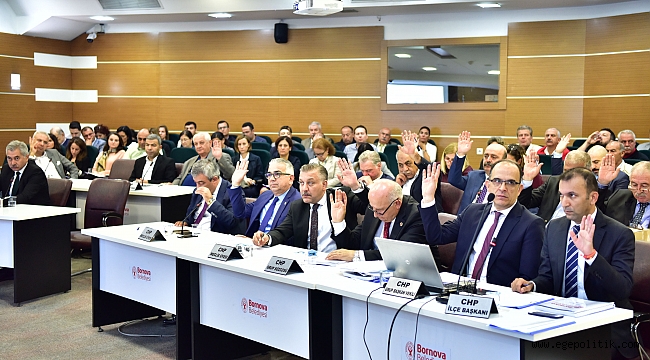 Bornova Belediyesinde Hizmet ve insan odaklı bütçe mecliste kabul edildi