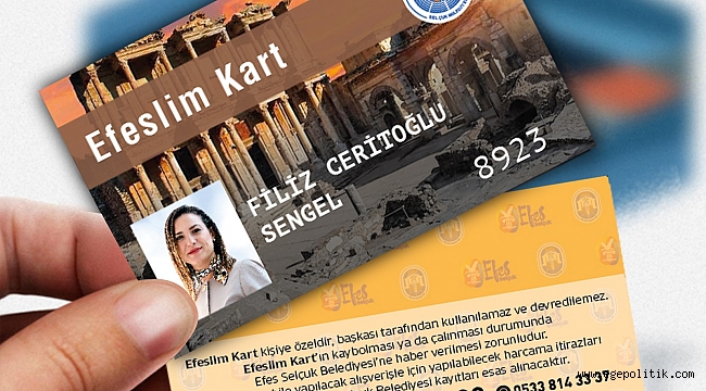 EFESLİMKART İLE EKONOMİ CANLANACAK, YÜZLER GÜLECEK