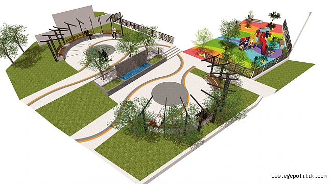 Karabağlar’a yakışan modern parklar