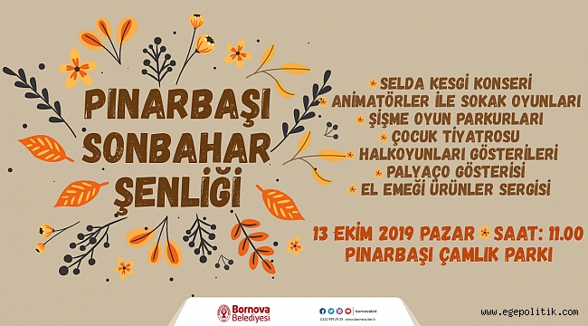 Pınarbaşı, Sonbahar Şenliği’ne hazır