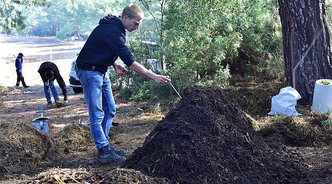 Alman öğrenci staj için Bornova'yı seçti