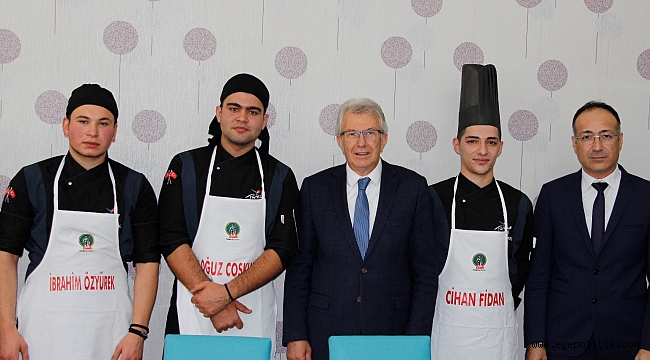 Başkan Eriş, geleceğin şeflerini tebrik etti