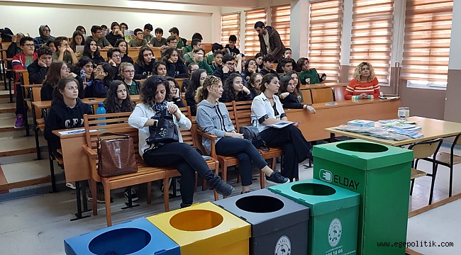 Çiğli Belediyesi'nden Okullarda 'Çevre ve Atık Yönetimi' Eğitimi