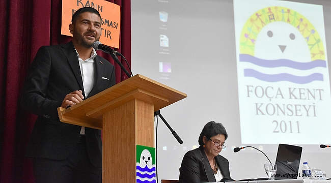 FOÇA, KADINA YÖNELİK ŞİDDETE KARŞI SES VERDİ