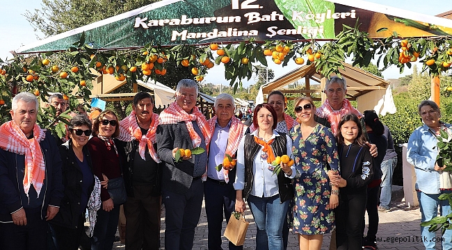 Karaburun’da 12’nci kez mandalina buluşması