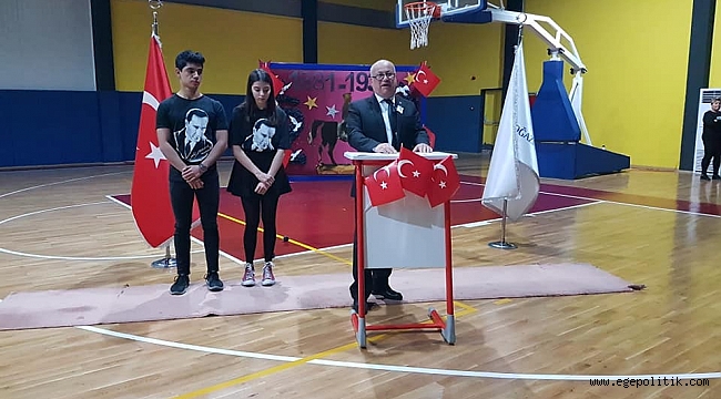 Özel Bayraklı Boğaziçi Fen Lisesinde Atatürk Haftası