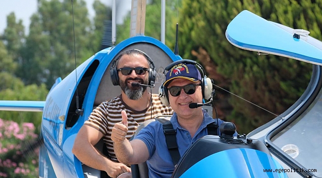 TÜRKİYE’NİN İLK VE TEK GYROCOPTER PİLOTU MİLLETVEKİLİ