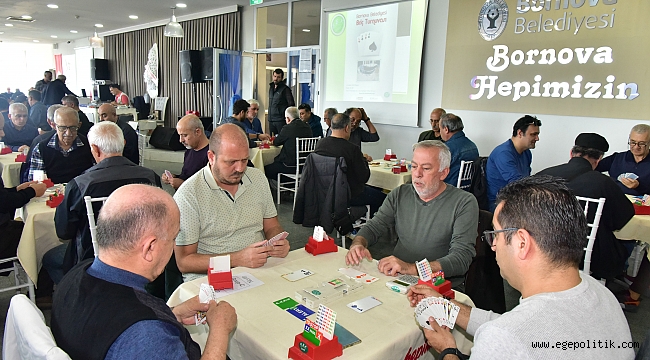 Bornova’da Briç Turnuvası heyecanı