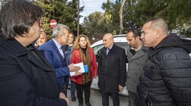 Başkan Soyer Urla’daki çalışmaları denetledi
