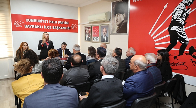 Bayraklı’da bir ilk: CHP Grubu, ilçe binasında toplandı
