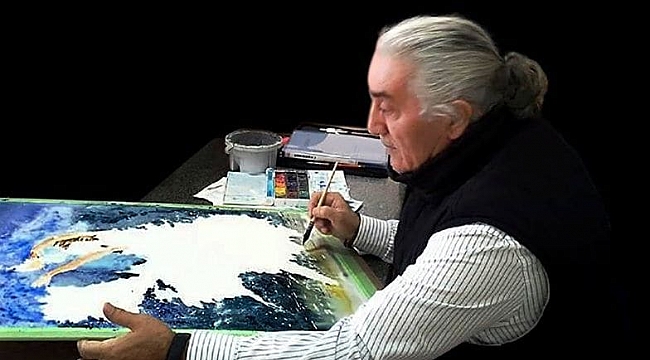Ressam Canip Taşkıran   suluboya sergisi ile Bornova’da