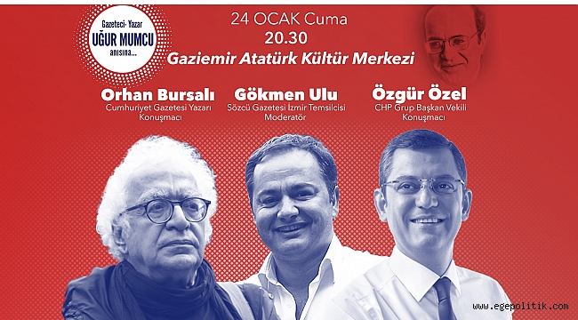 Uğur Mumcu anısına “Basında ve Siyasette İfade Özgürlüğü Paneli”