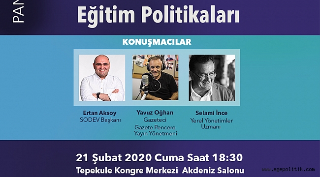 Bayraklı’da yerel yönetim-eğitim ilişkisi tartışılacak