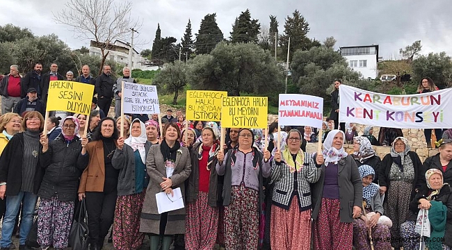 Eğlenhocalı meydanını istiyor!