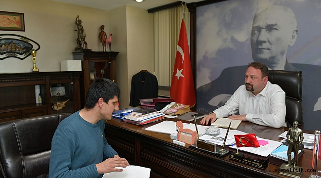 Görme Engelliler için Çiğli Belediyesi restoranlarında kabartma yazılı menü