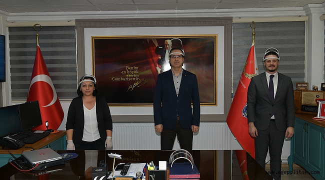 Çiğli Belediyesi’nden Polislere Yüz Siperliği Desteği
