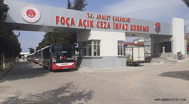 Foça Açık Ceza İnfaz Kurumundan 1247 kişi izinli olarak ayrılıyor