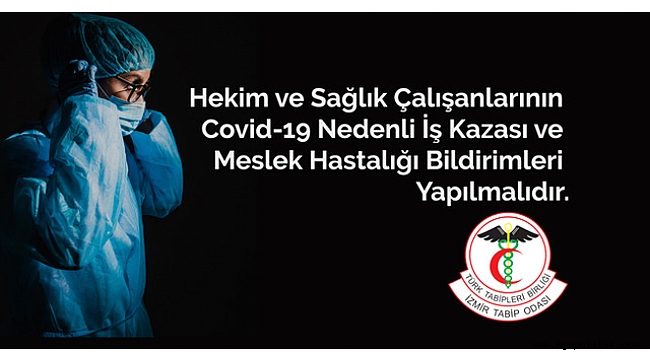 İzmir Tabip Odası&#039;ndan Çağrı