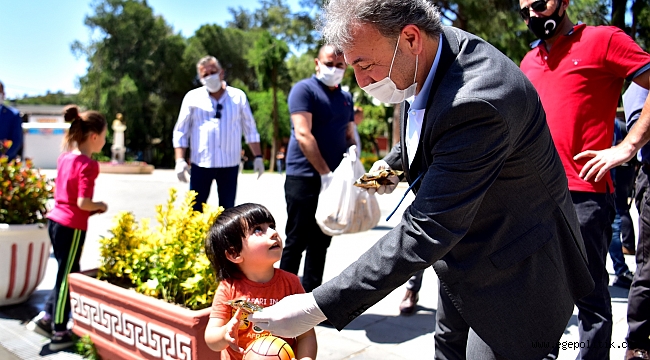 Başkan Amca ile parkta