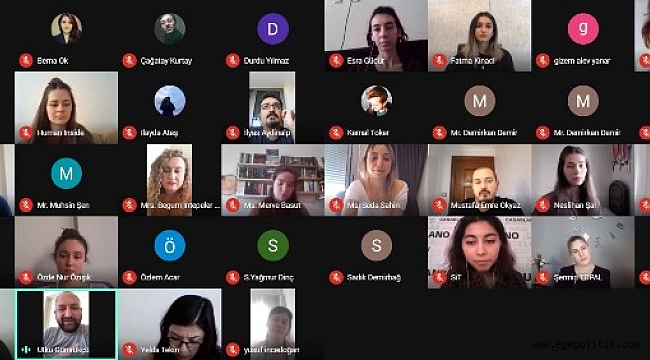 Başkan Gümrükçü Online Toplantıda Gençlerin Sorularını Cevapladı