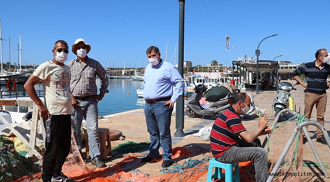 Başkan Oran balıkçılarla bir araya geldi