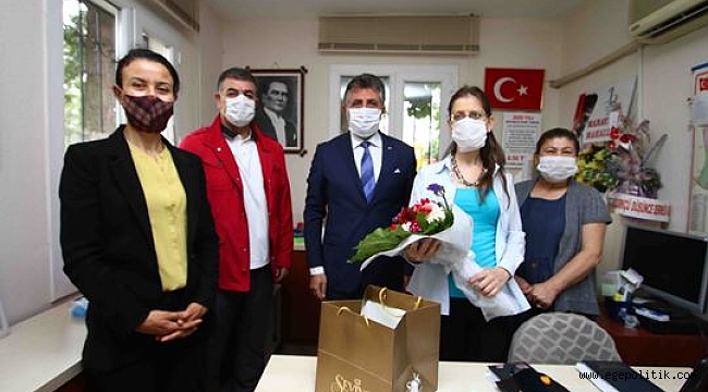 Başkan Sandal’dan muhtarlara bayram ziyareti