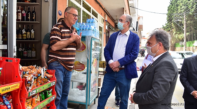 Çamdibi’nde esnafa moral turu