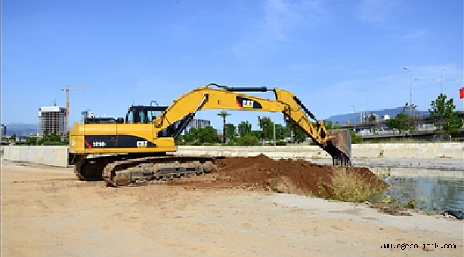 İzmir'de Derelerde temizlik zamanı
