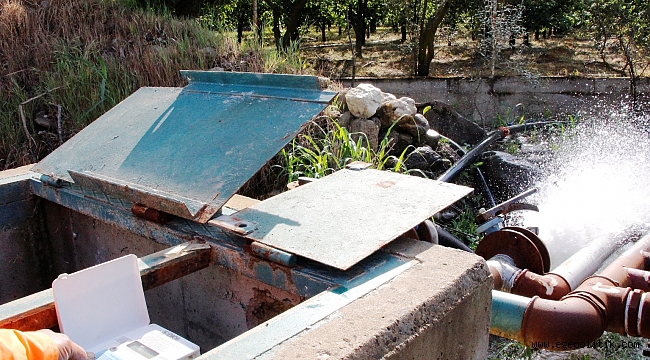 Korona günlerinde üreticiye sulamada destek