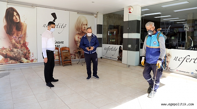 Menderes’te Berber ve Kuaförler Açılışa Hazır