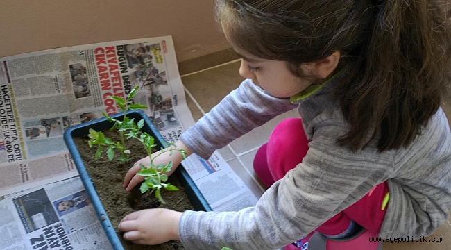 Narlıdere’de ‘Benim Bahçem’ için tohumlar ekildi!