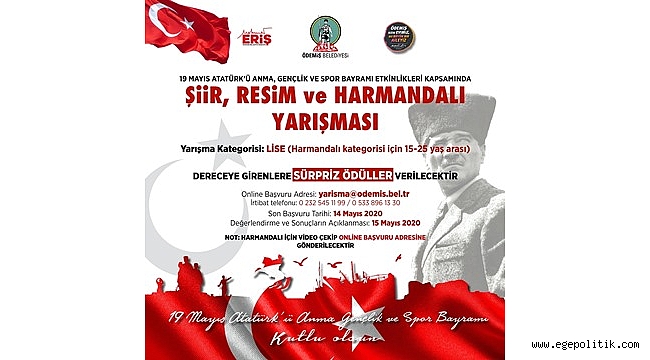 Ödemiş Belediyesi'nden gençler için yarışma